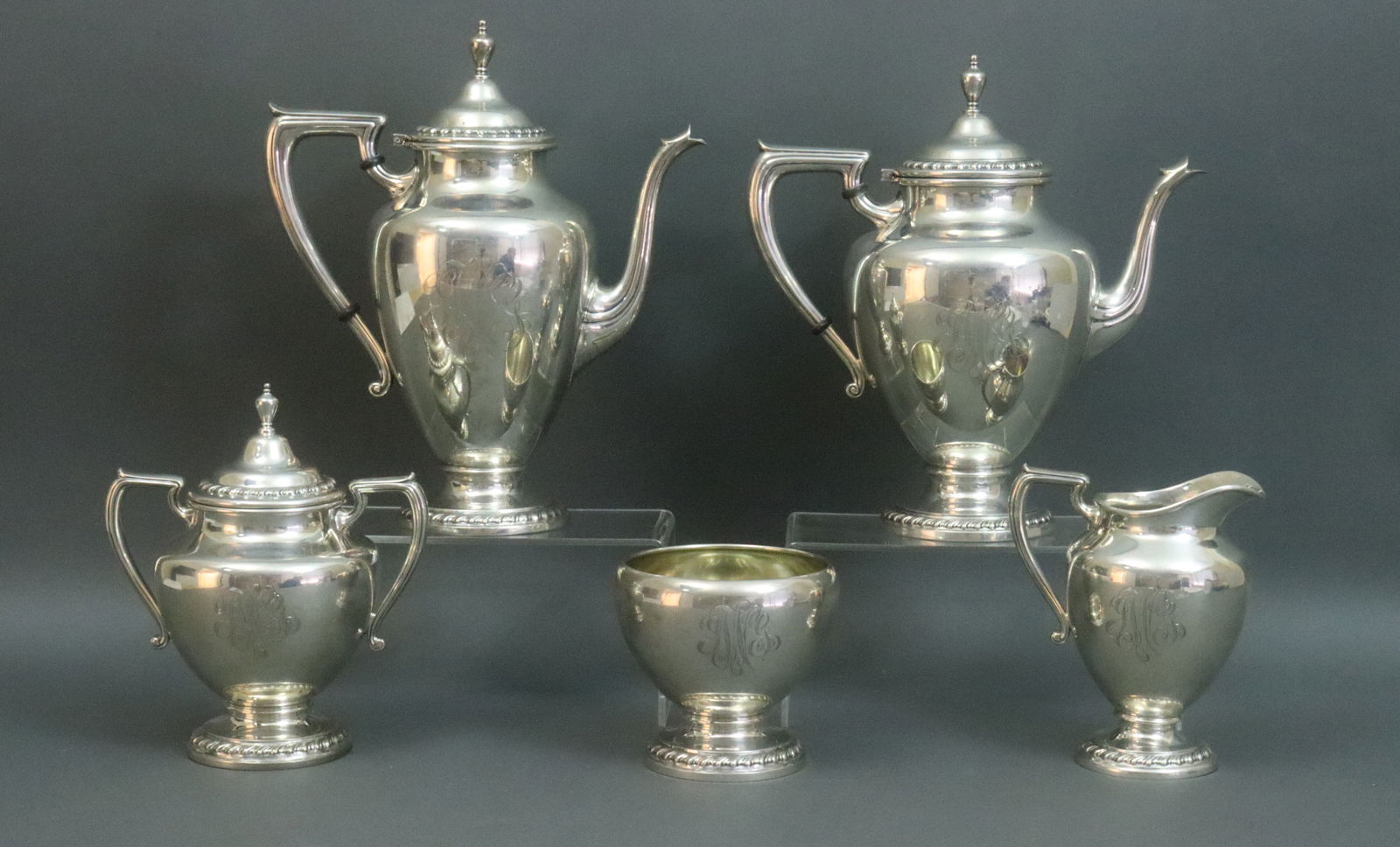 (5) PIECE WALLACE HALIFAX TEA & COFFEE SERVICE (1 of 1)