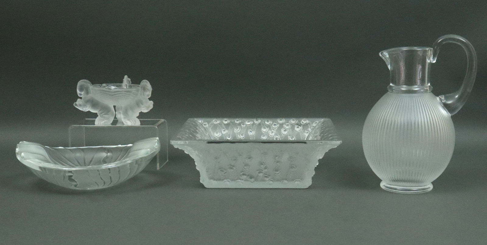 (3) PIECE LALIQUE GROUP, AND A REPRODUCTION (1 of 8)