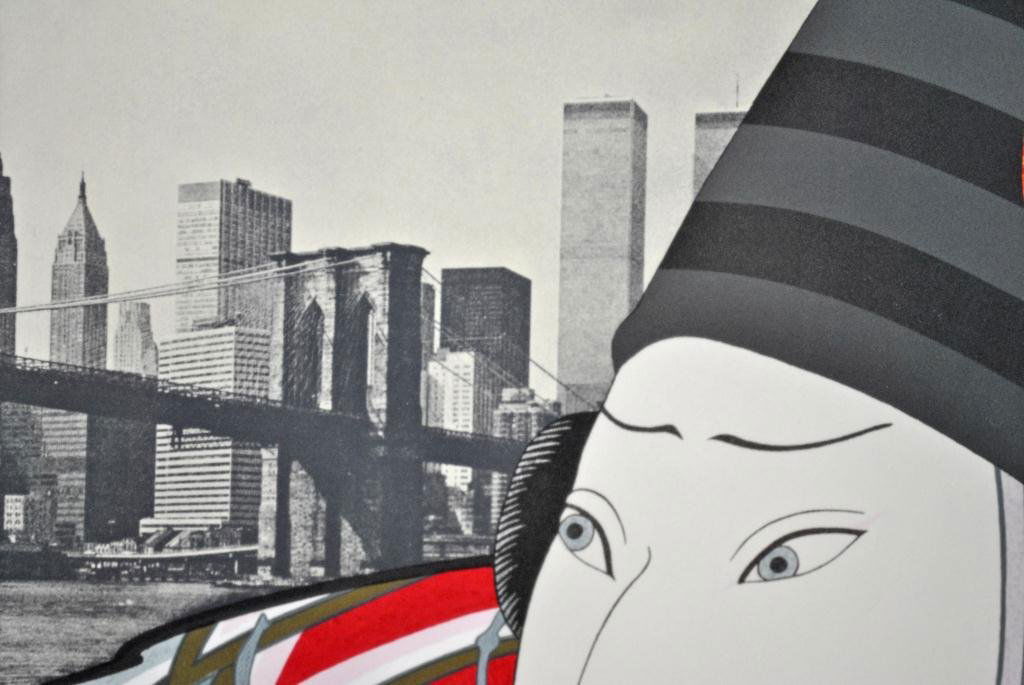 MICHAEL KNIGIN LITHOGRAPH - SAMBASO: pencil signed, Sambaso after Hirosada, Knigin '79, AP 23/90, 25x19in.