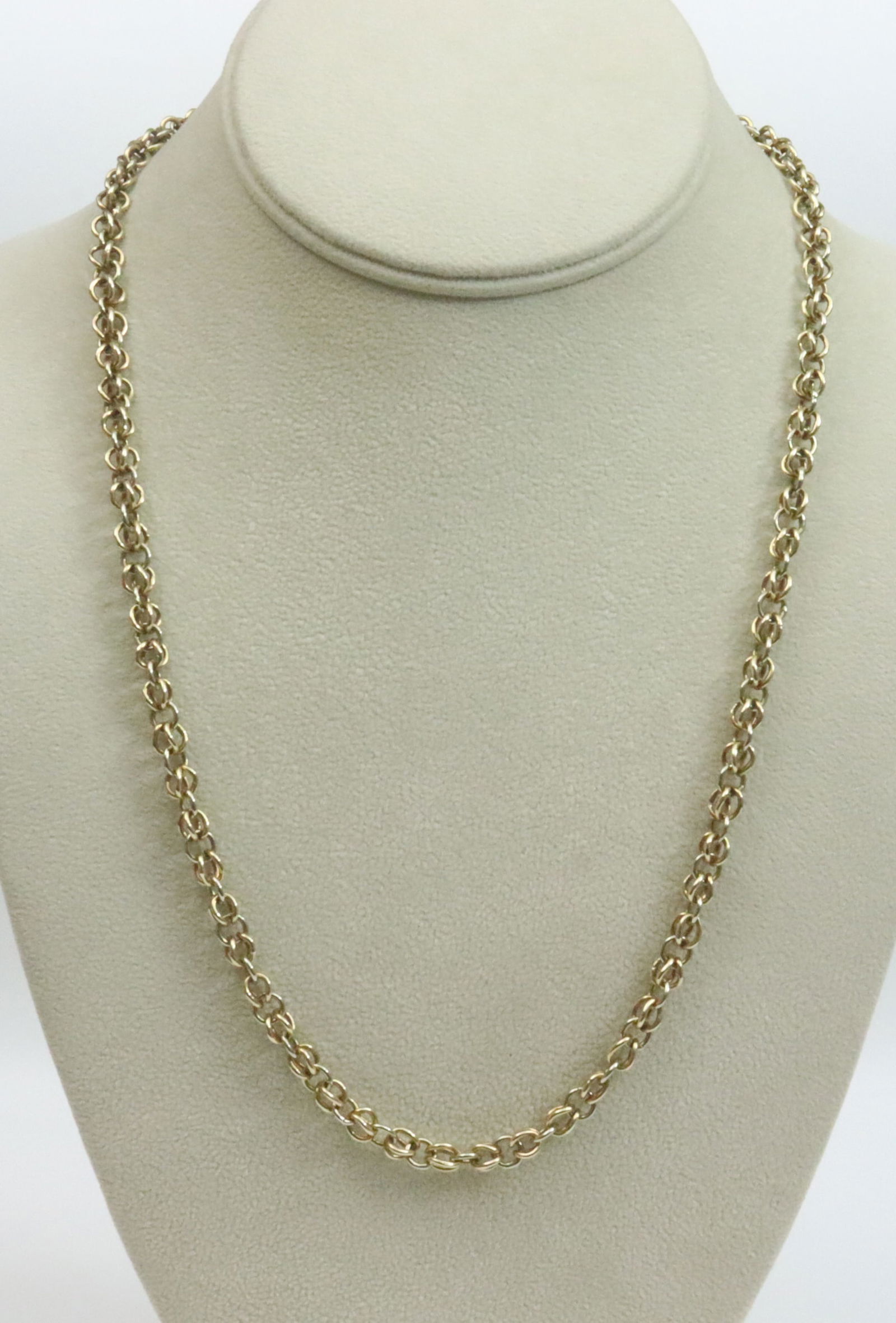 14K FANCY CABLE LINK NECKLACE (1 of 4)