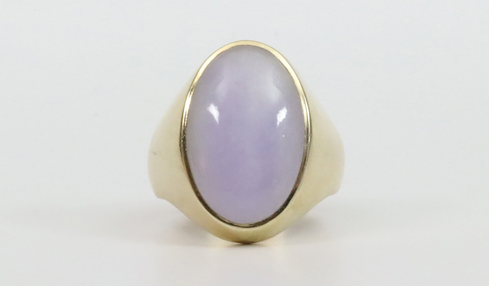 14K LAVENDER JADE RING (1 of 5)