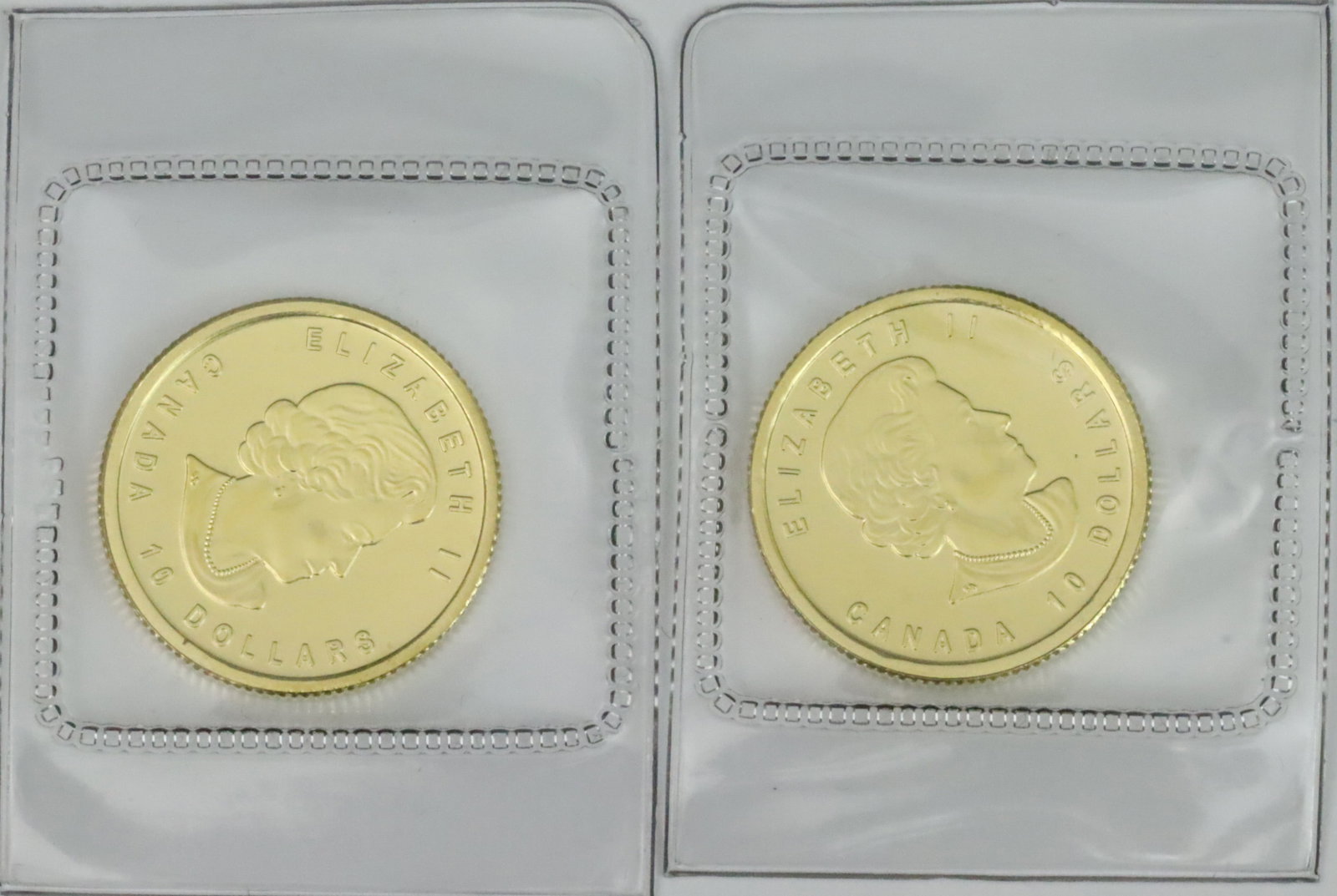 (2) CANADIAN $10 GOLD COINS - WAR OF 1812 (1 of 2)