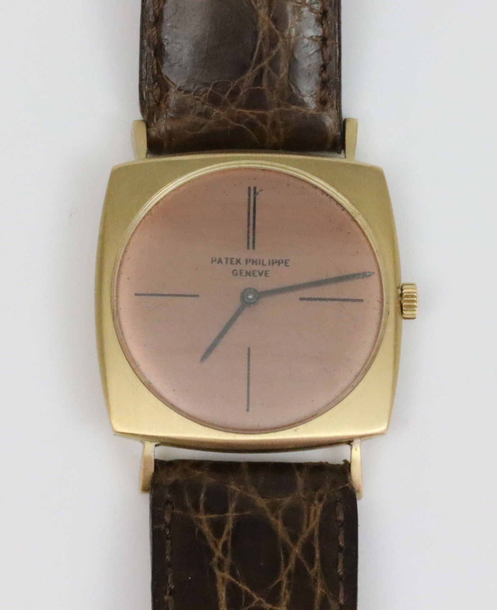 PATEK PHILIPPE 18K GOLD CASE WATCH REF 3523 (1 of 6)