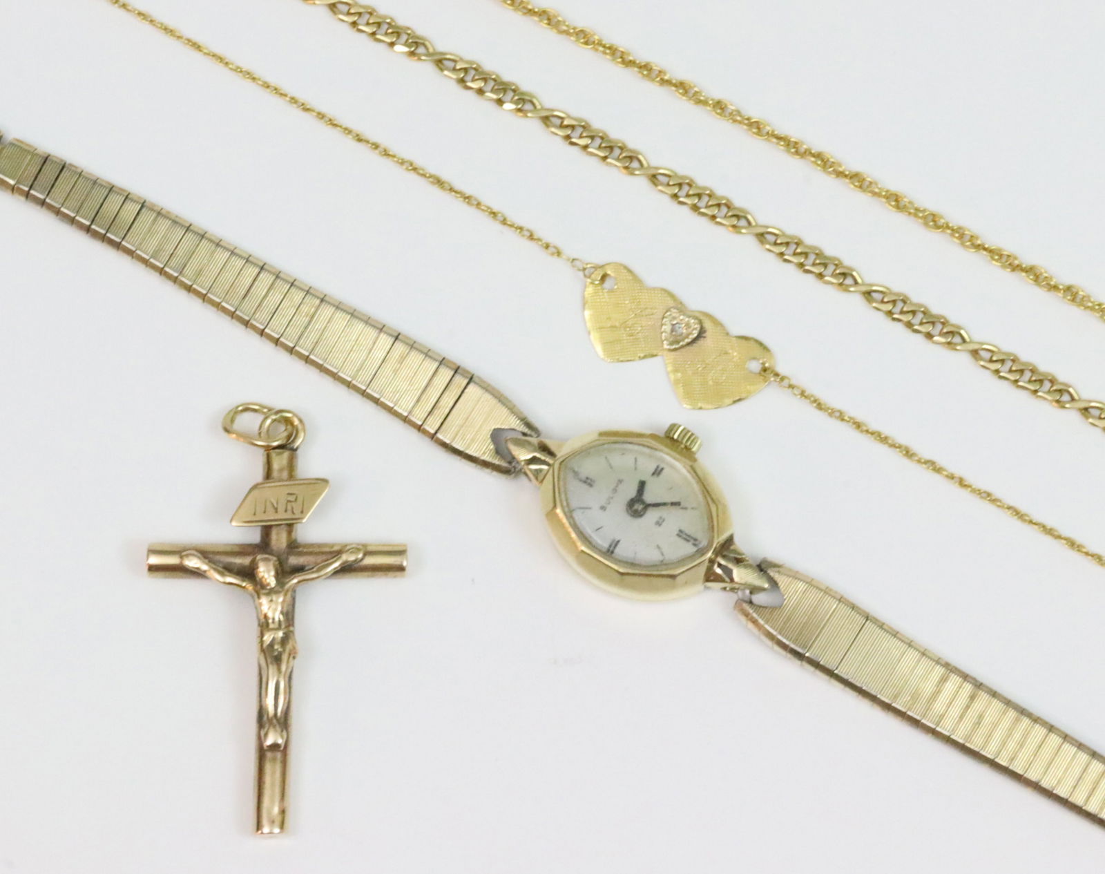 (5) PIECE GOLD JEWELRY GROUP (1 of 2)