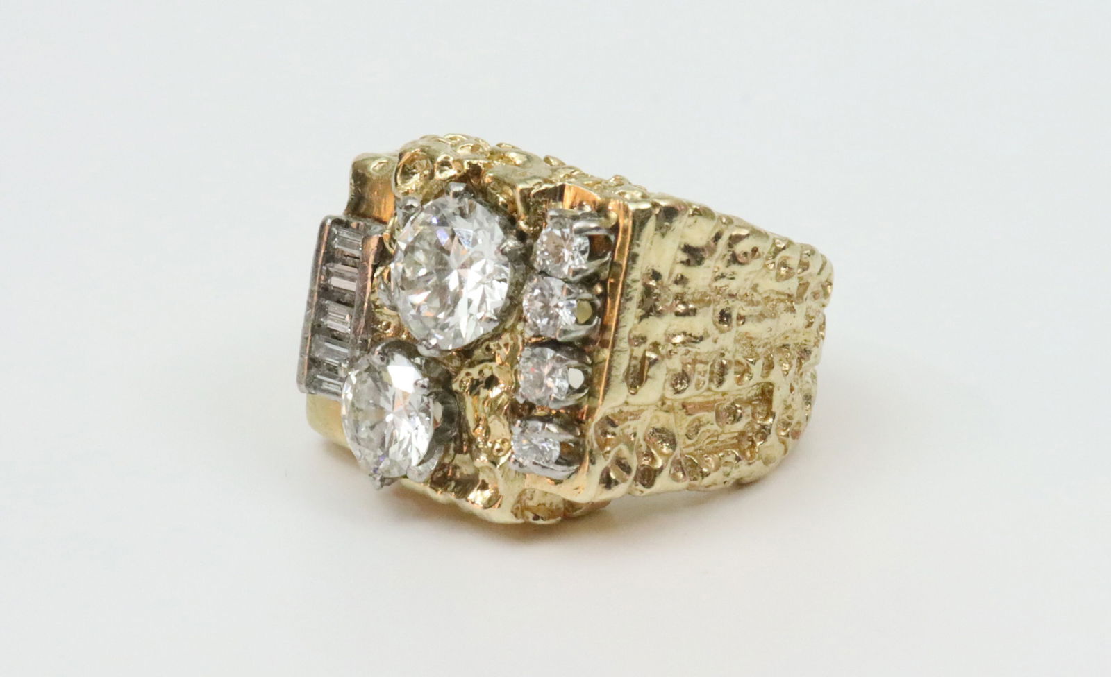 GENTS DIAMOND RING, 2.90CTW (1 of 8)
