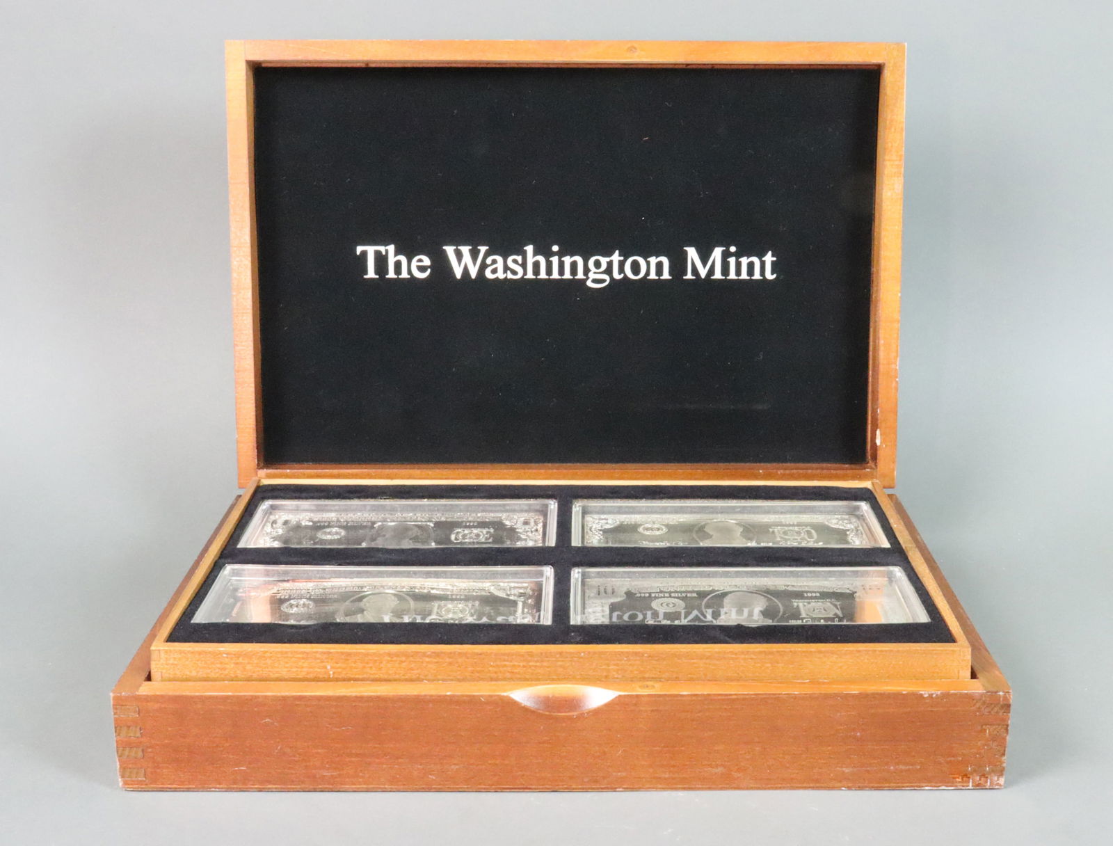 (8) WASHINGTON MINT .999 SILVER CURRENCY BARS (1 of 6)