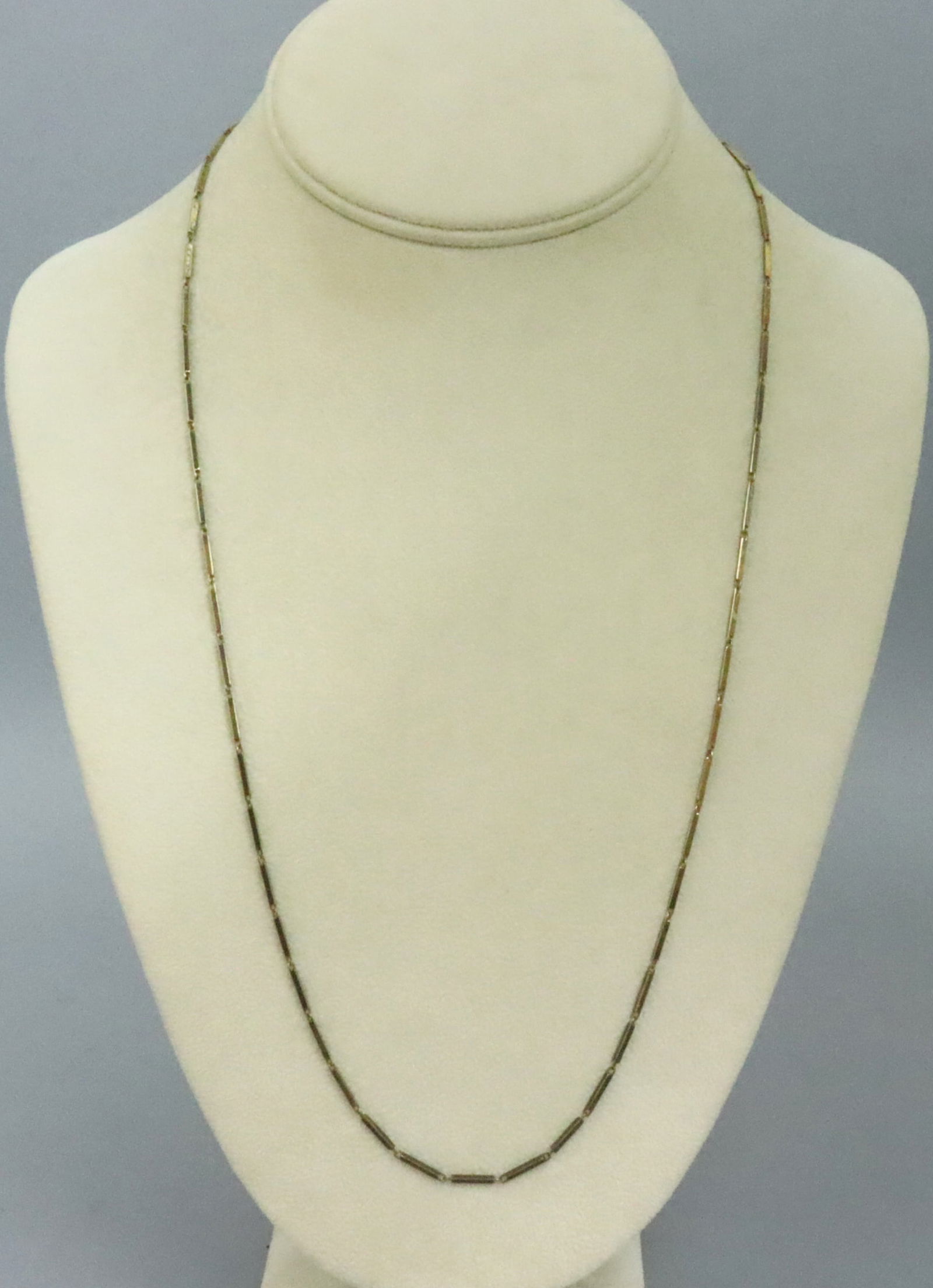 ITALIAN 14K BAR LINK NECKCHAIN (1 of 3)