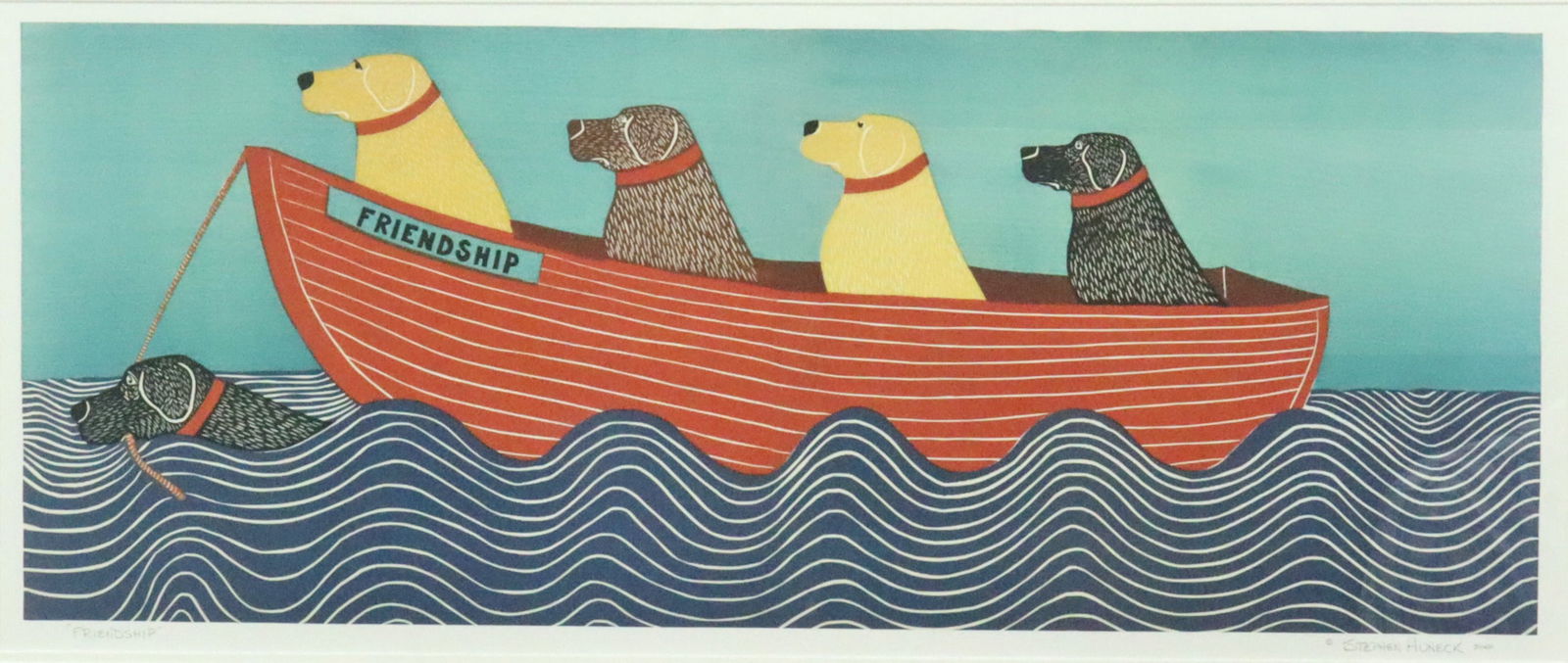 (4) PRINTS BY STEPHEN HUNECK - VERMONT (1948-2010) (1 of 18)