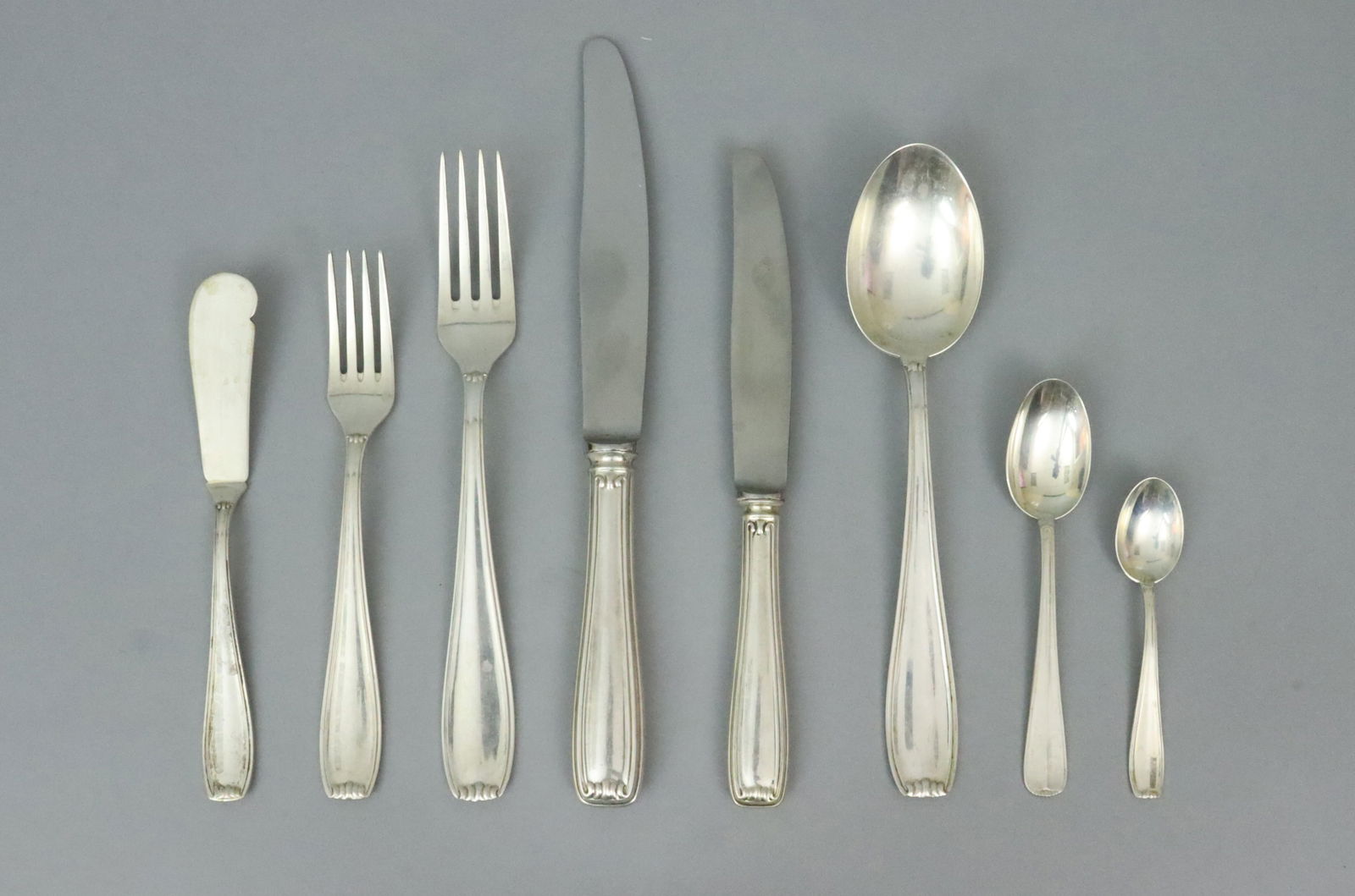 (85) PIECE ITALIAN 800 SILVER FLATWARE SERVICE (1 of 1)