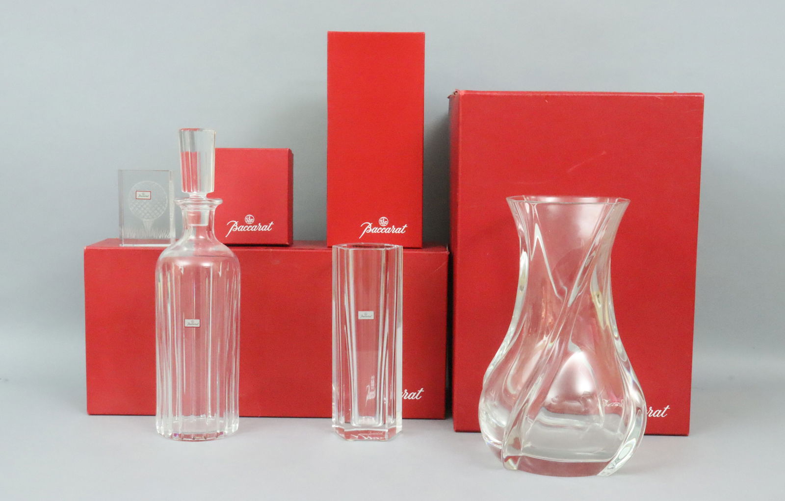 (4) PIECE BACCARAT CRYSTAL GROUP (1 of 8)