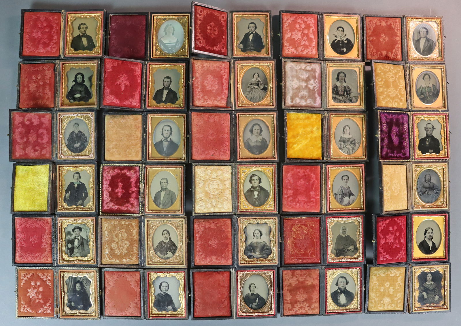 (30) 1/9 PLATE AMBROTYPES - ADULT PORTRAITS (1 of 6)