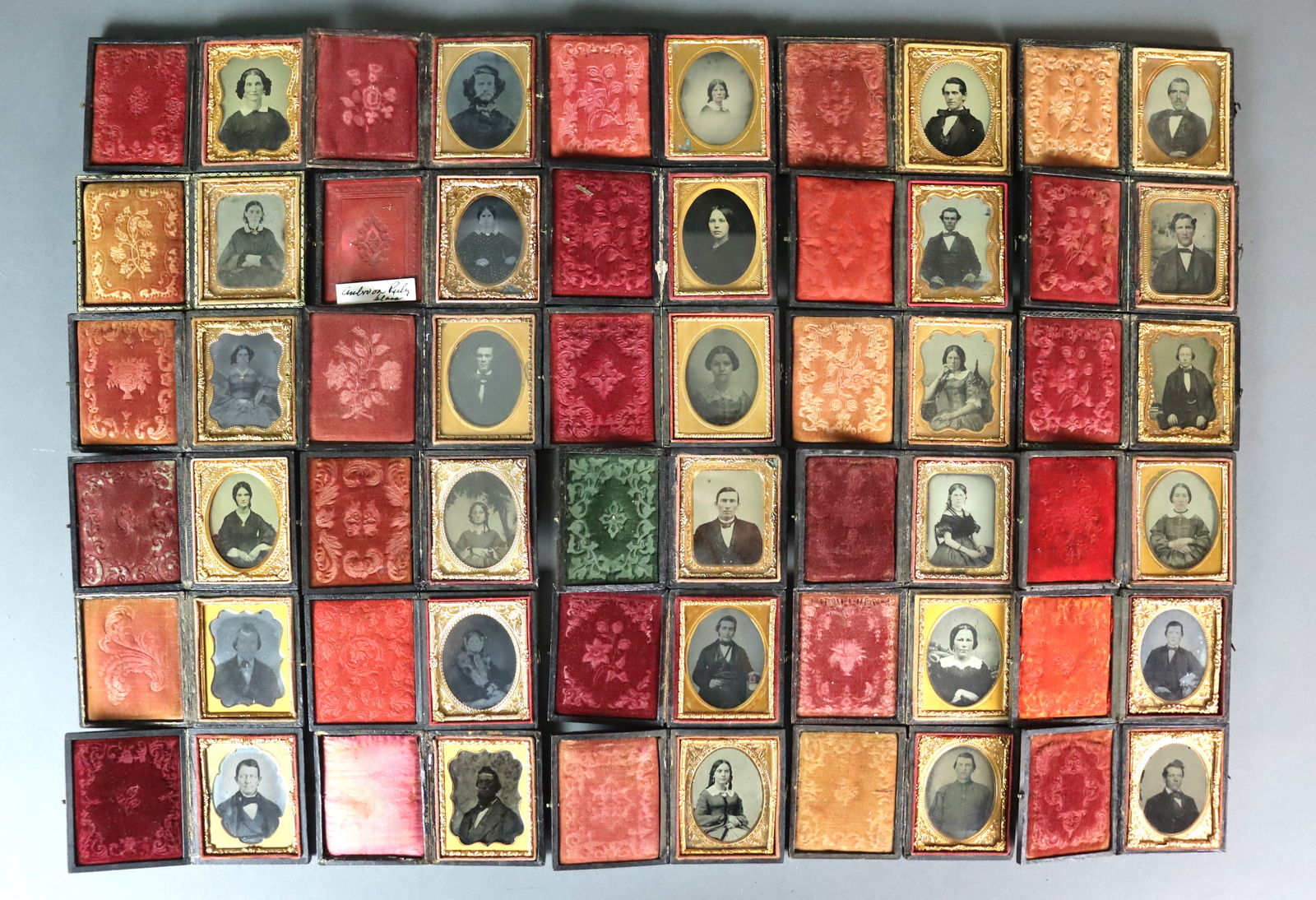 (30) 1/9 PLATE AMBROTYPES - ADULT PORTRAITS (1 of 7)