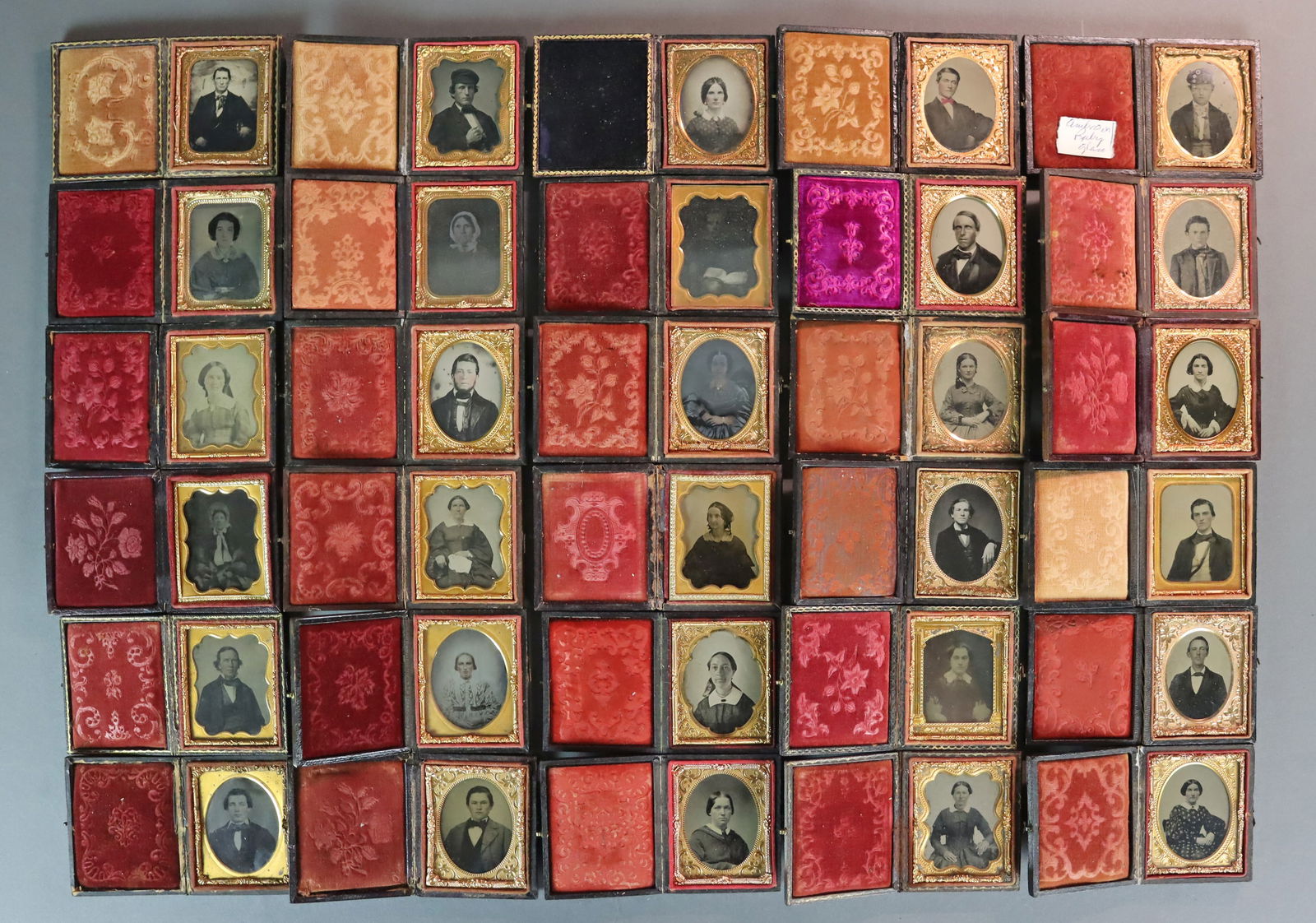 (30) 1/9 PLATE AMBROTYPES - ADULT PORTRAITS (1 of 7)