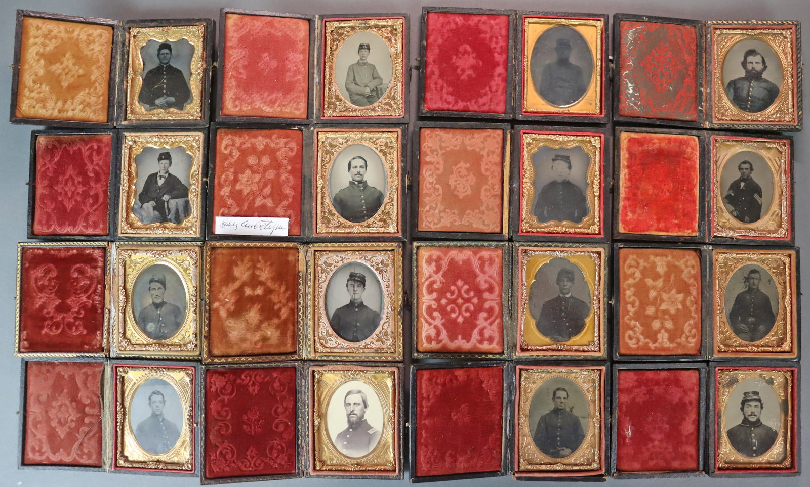 (16) 1/9 PLATE CIVIL WAR SOLDIER PORTRAITS (1 of 19)