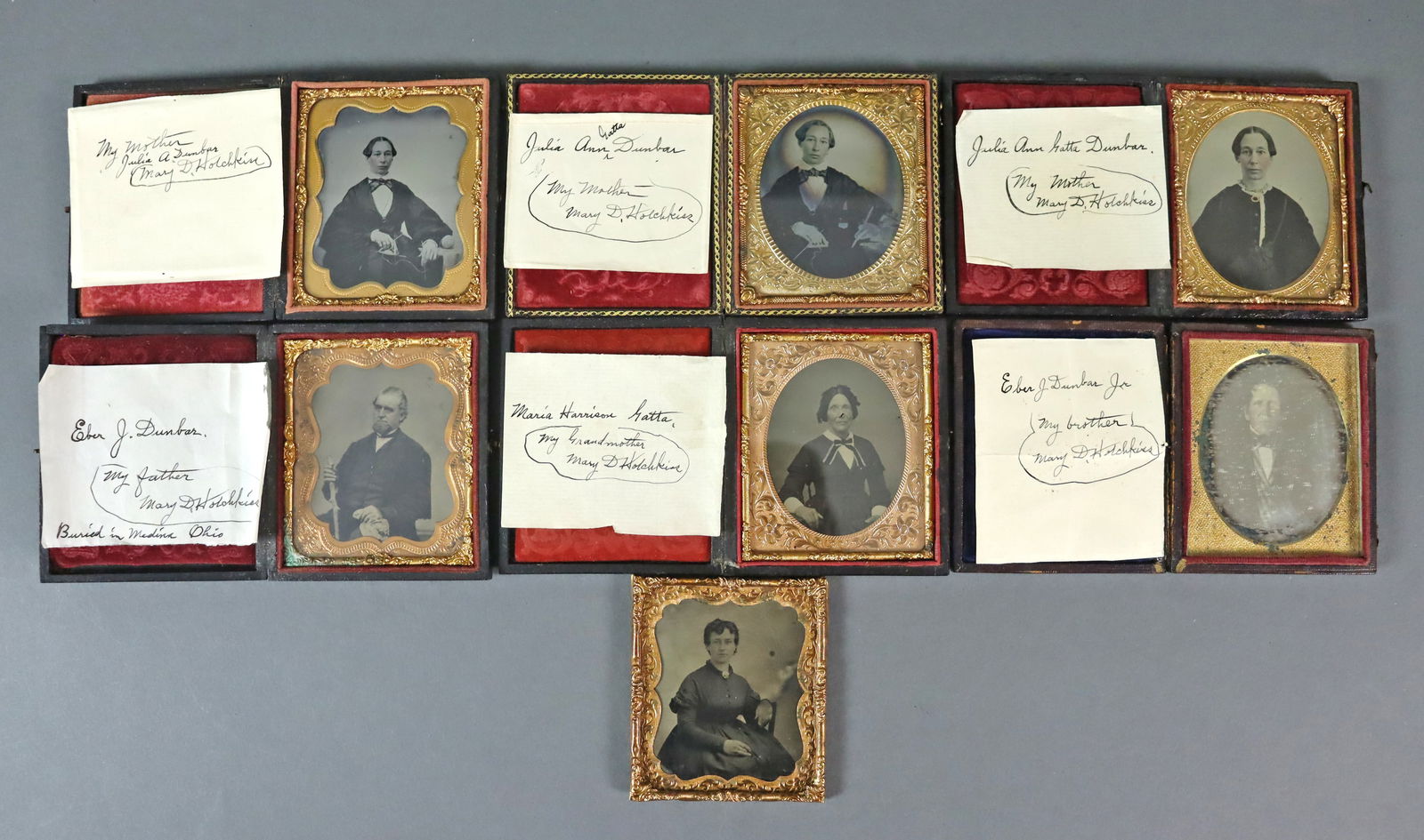(7) EARLY CASED PHOTOS - IDENTIFIED FAMILY MEMBERS (1 of 10)