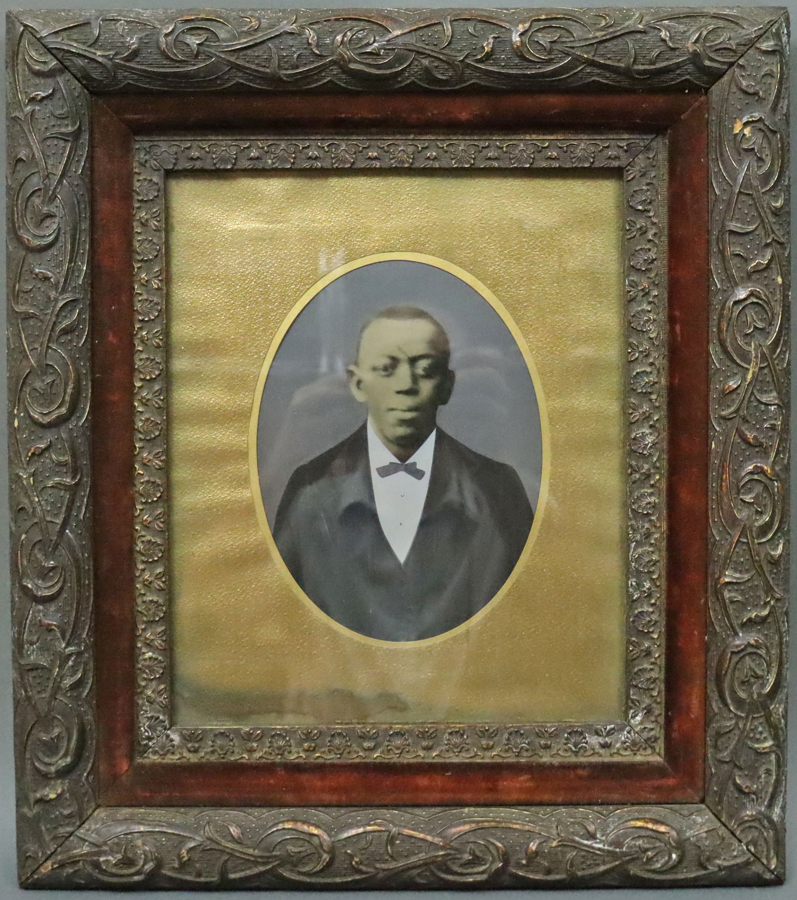 FULL PLATE TINTED TINTYPE - AFRICAN AMERICAN GENT (1 of 3)