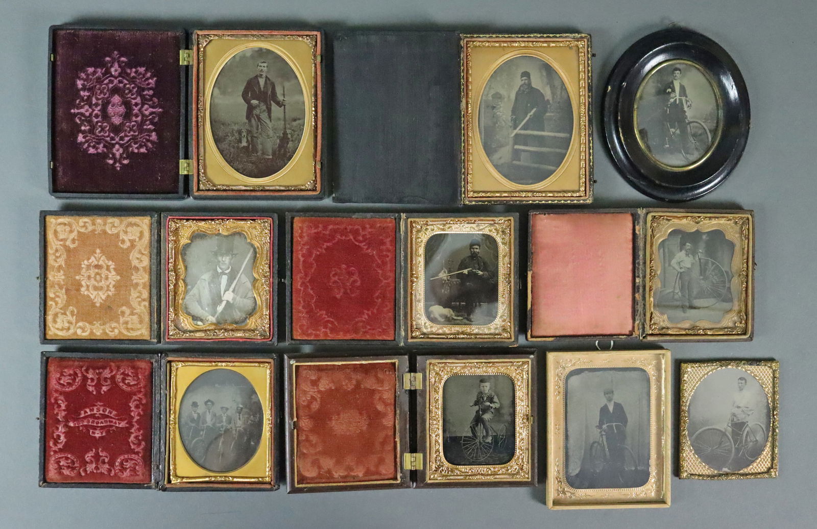 (10) EARLY PHOTOS - HUNTERS & BICYCLES (1 of 13)