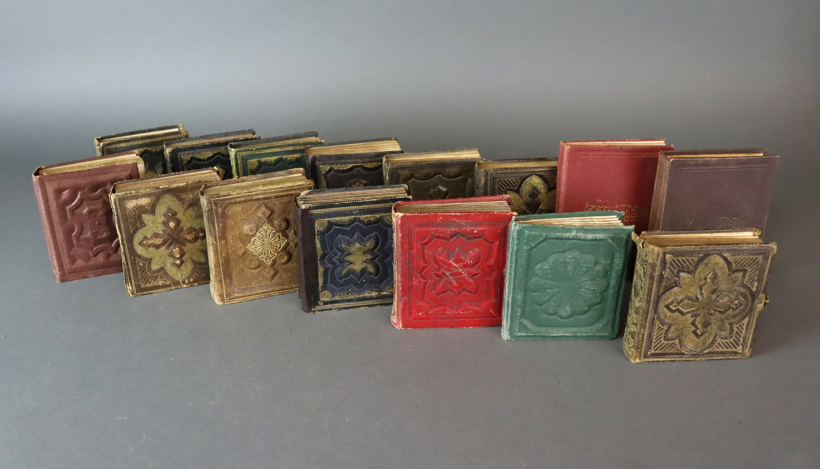 (15) GEM-SIZE TINTYPE ALBUMS - 630+ IMAGES (1 of 7)