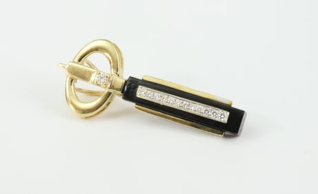BERNARD PASSMAN 18K DIAMOND & CORAL ENHANCER