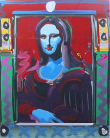 PETER MAX SERIGRAPH - MONA LISA
