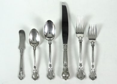 (72) PIECE GORHAM STERLING FLATWARE SERVICE