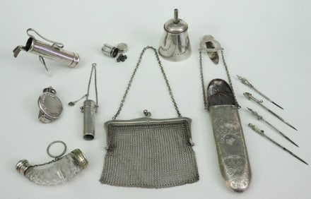 (20+) PIECE SILVER NOVELTY GROUP