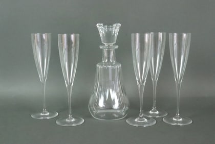 (6) PIECE BACCARAT CRYSTAL GROUP
