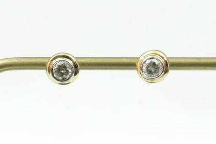 PAIR 14K DIAMOND STUD EARRINGS