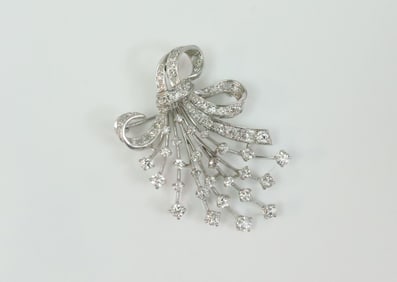 PLATINUM & DIAMOND SPRAY PIN