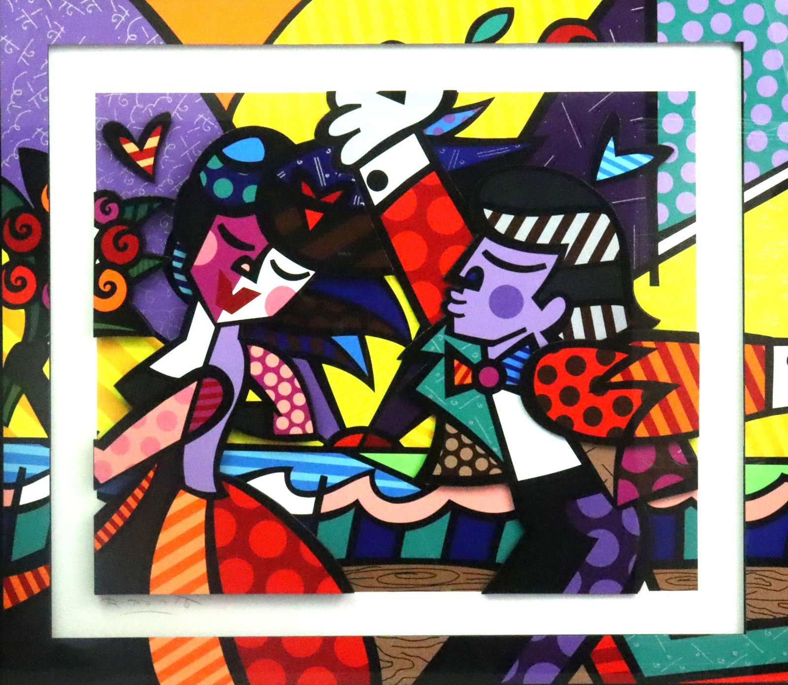 ROMERO BRITTO 3D SCULPTOGRAPH - FOLLOW ME (1 of 6)