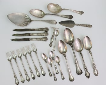 (23) PIECE ASSORTED STERLING FLATWARE GROUP