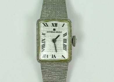 LADIES UNIVERSAL GENEVE 14K BRACELET WATCH