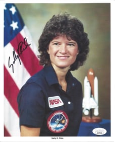 (8) NASA ASTRONAUT AUTOGRAPHS - JSA CERTIFIED