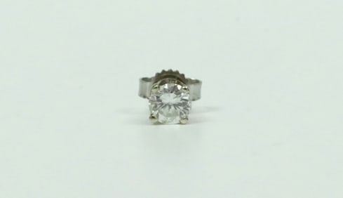 SINGLE 25PT DIAMOND STUD EARRING