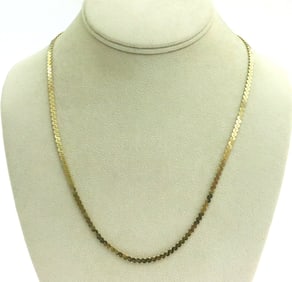 14K ITALIAN SERPENTINE NECKLACE