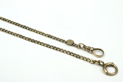 14K POCKET WATCH CHAIN