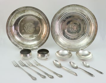 (16) PIECE STERLING GROUP INCL. JENSEN & TIFFANY