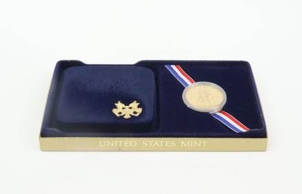 1984-S US $10 GOLD EAGLE OLYMPIC PROOF COIN