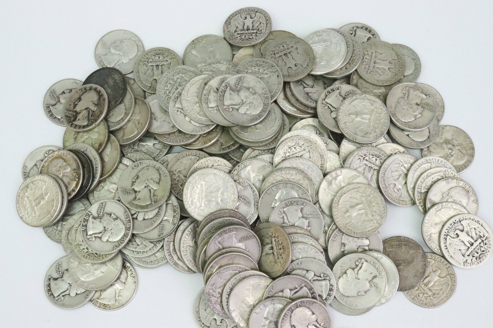 APPROX. (165) US SILVER QUARTER COINS (1 of 1)