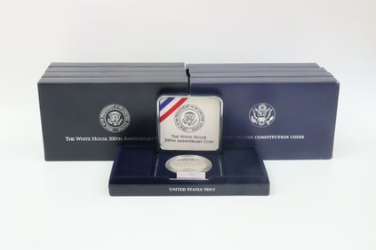 (9) US SILVER DOLLAR COMMEMORATIVE COINS