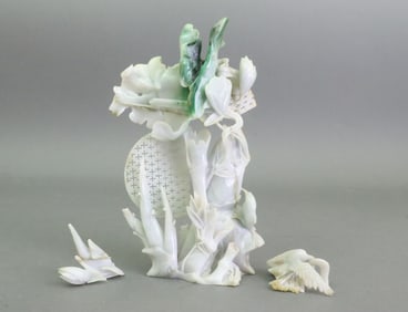 AS-IS CHINESE JADE BAMBOO CARVING