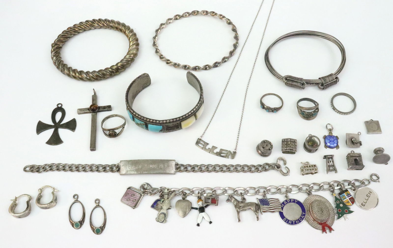 (25) PIECE SILVER JEWELRY GROUP (1 of 4)