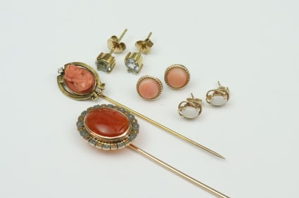 (5) PIECE GOLD JEWELRY GROUP