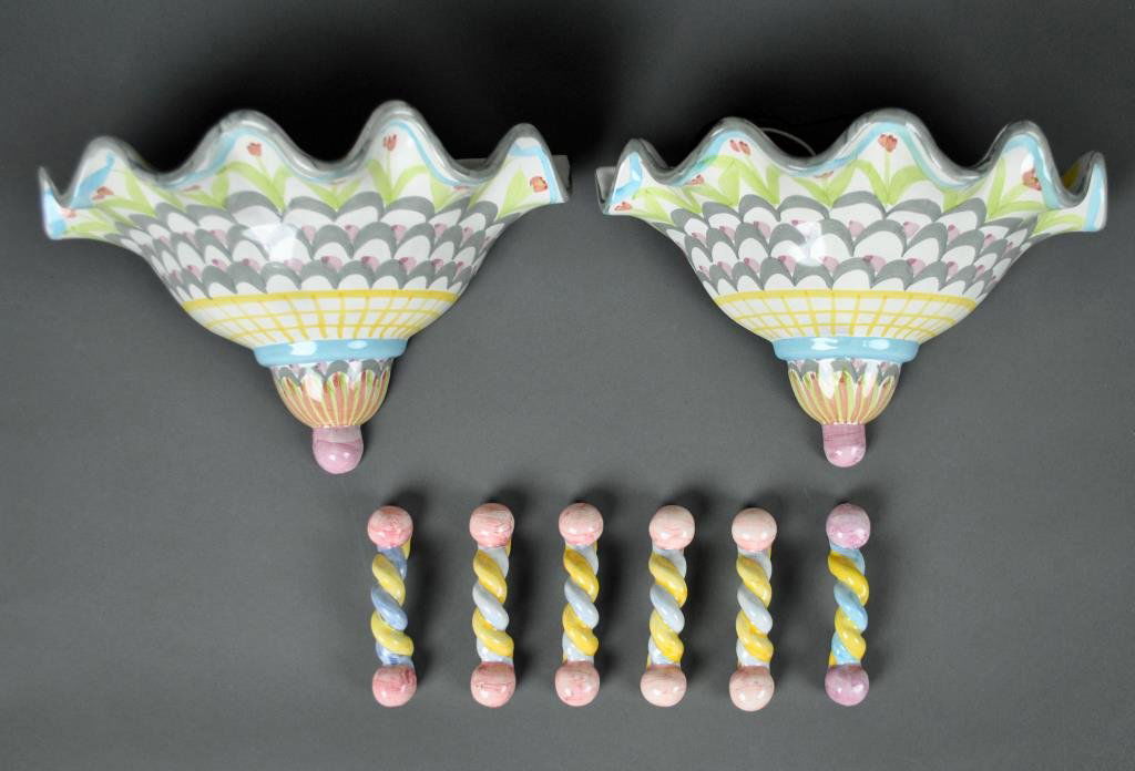 Mackenzie Childs Wall Sconces And Drawer Pulls May 16 2013