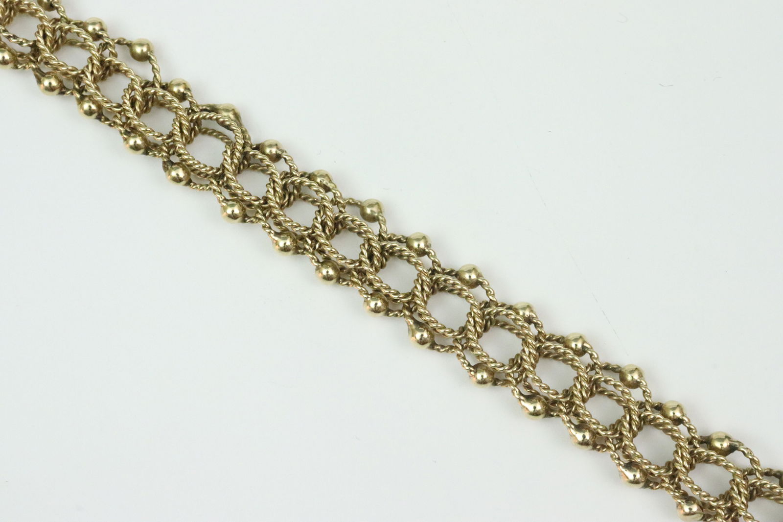 14K PARALLEL LINK BRACELET - 3