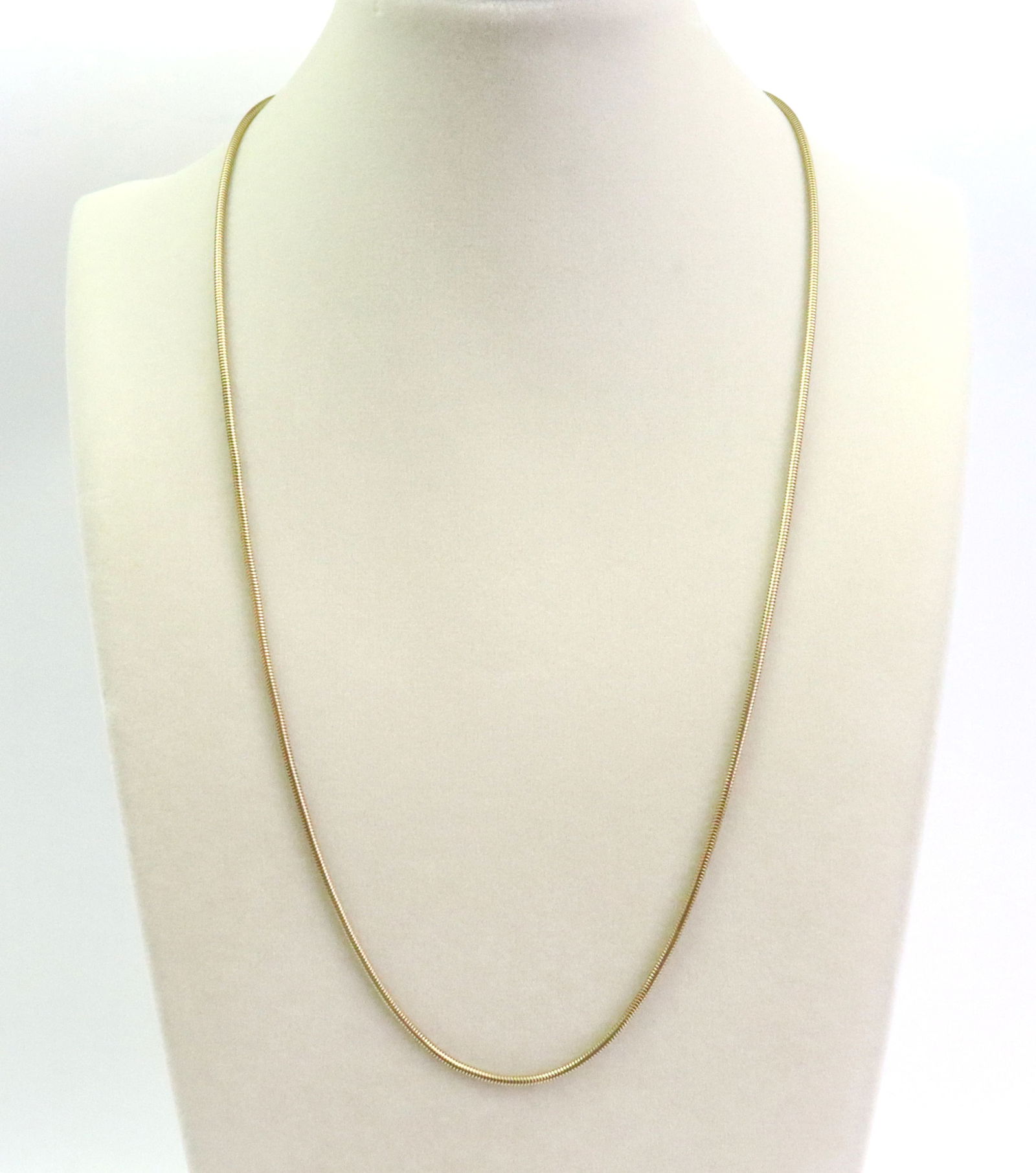 18K SNAKE LINK NECKCHAIN (1 of 3)