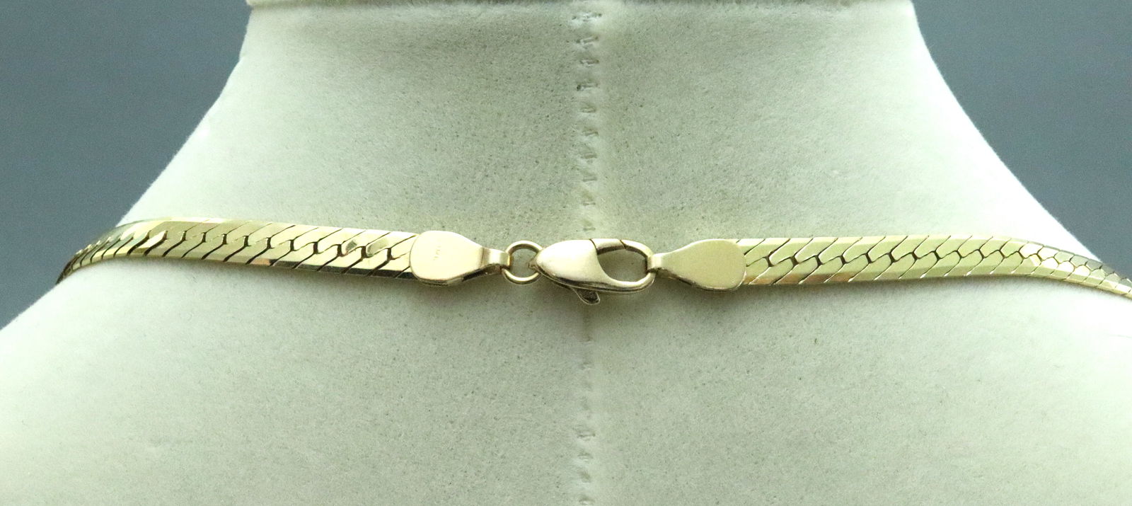 14K HERRINGBONE NECKLACE - 2