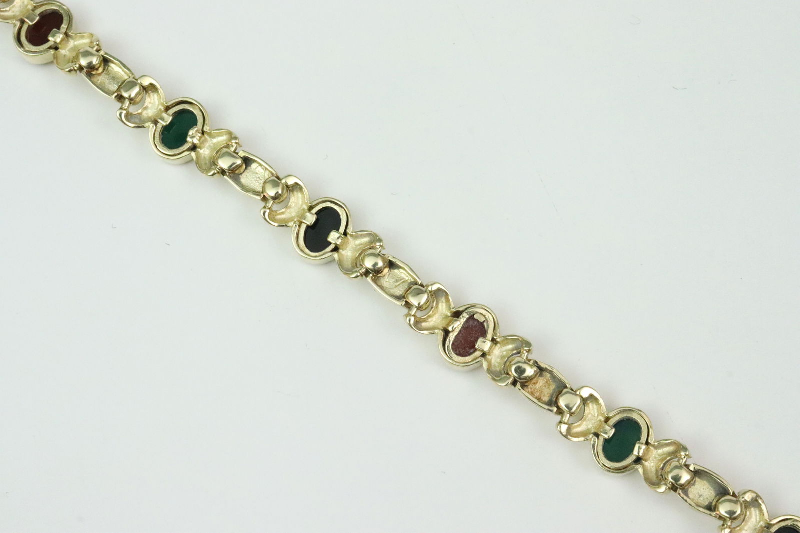 14K MULTI GEMSTONE BRACELET - 3