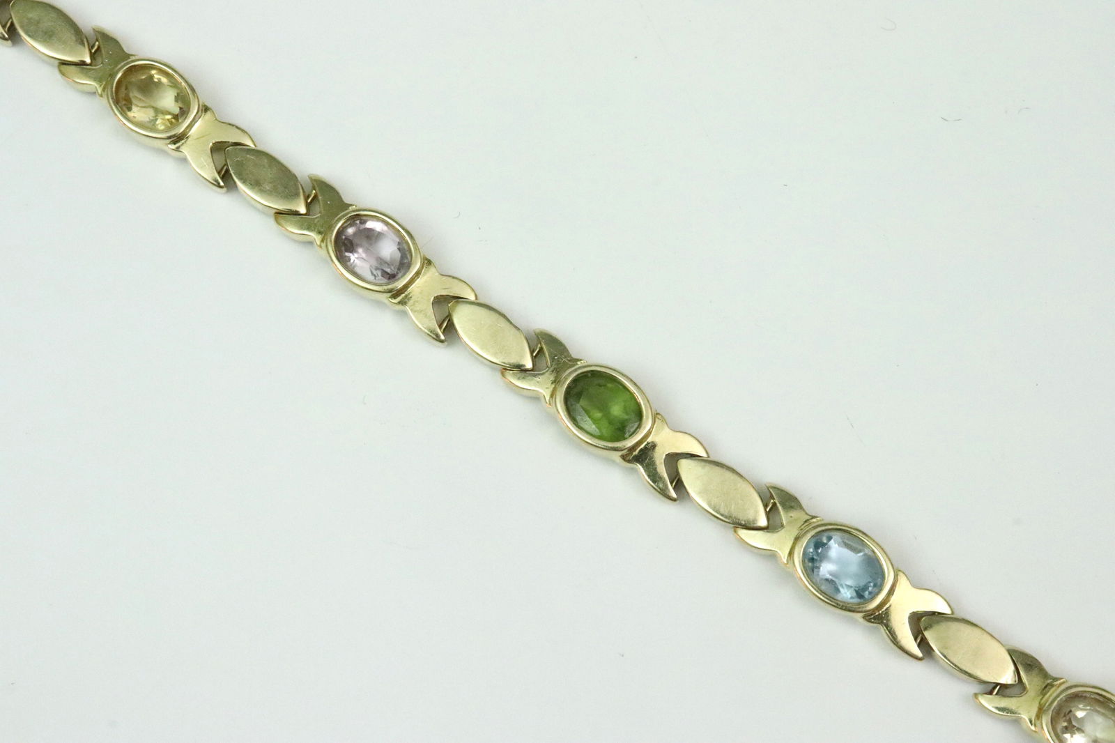 14K MULTI GEMSTONE BRACELET (1 of 3)