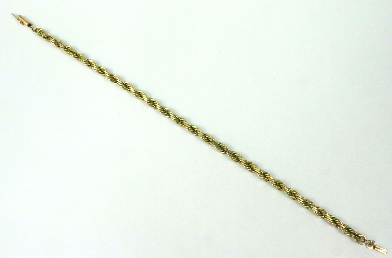 14K ROPE LINK BRACELET - 3